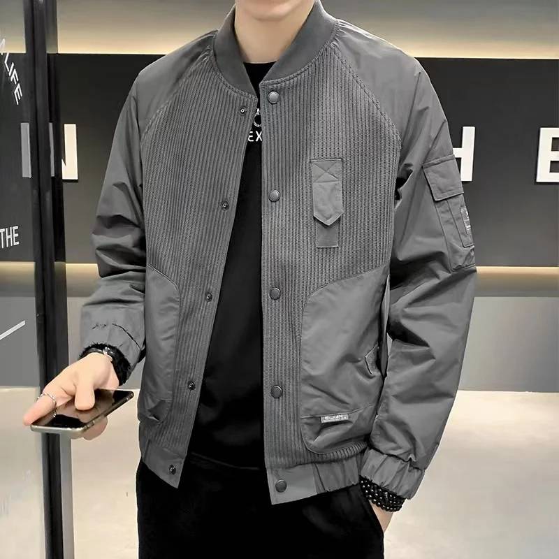 Custom Windbreaker Jacke High Quality Casual Bomber Jacket Streetwear Clothing for Men