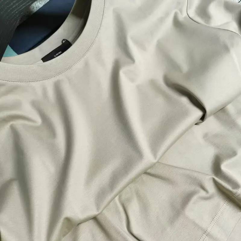 Custom Luxury Basic Crew Neck T Shirt Men Breathable Blank Cotton Modal Silk Tshirt Custom Supima Cotton t Shirts