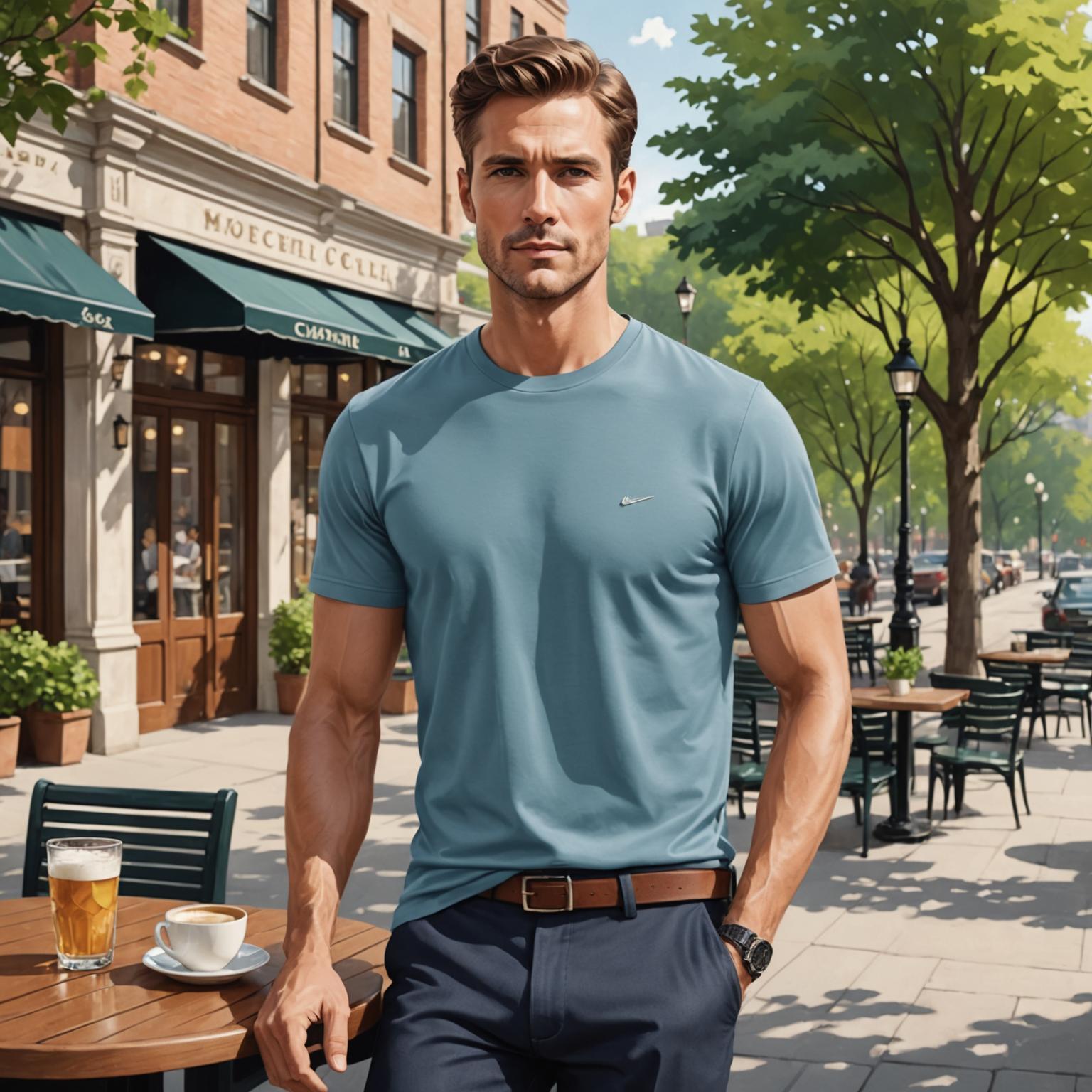 Elevate with Mercerized Cotton T-shirts for Men