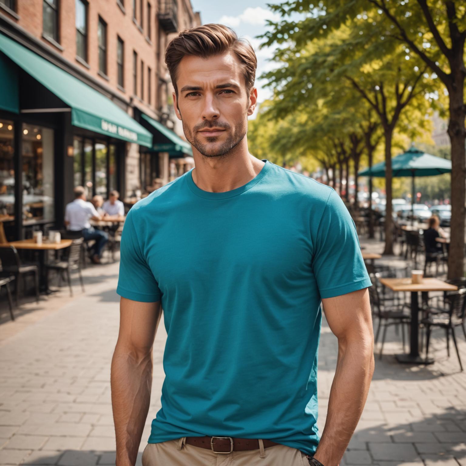 Elevate Style with Mercerized Cotton T-Shirt Men